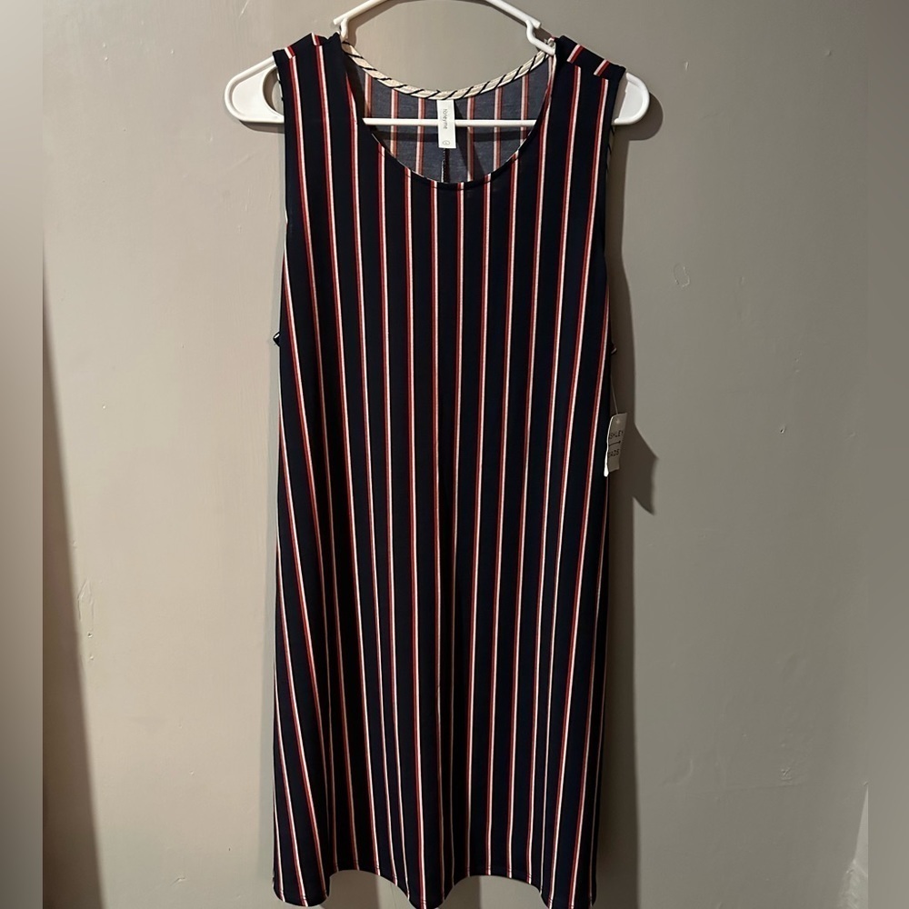Ashley roads honeyme striped dress NwT women’s large